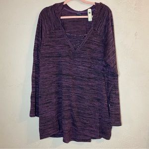 Torrid Purple Longsleeve Top 3X